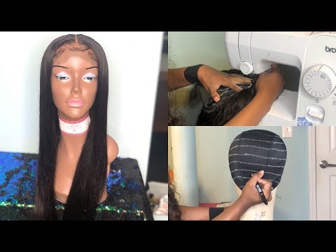How To Make A Wig Using A Sewing Machine ft U-Nice Hair