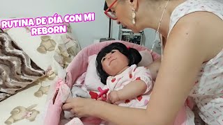 ✨👶🏼🎀Rutina de día con mi reborn Anita 😞  no hace ni gota de caso menudo plan mamá ya no puede más