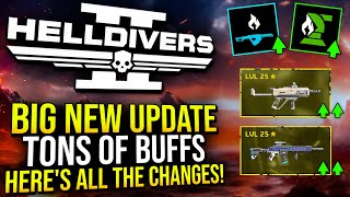 Helldivers 2 - New Update out NOW, Let's go over the NEW Changes!