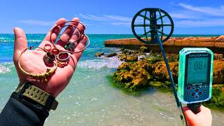 I Found a Beach LOADED With Jewelry!!!