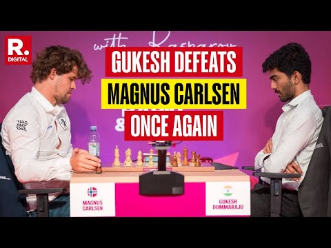 D Gukesh Defeats Magnus Carlsen at Grand Chess Tour Croatia Rapid, Registers Fifth Consecutive Win