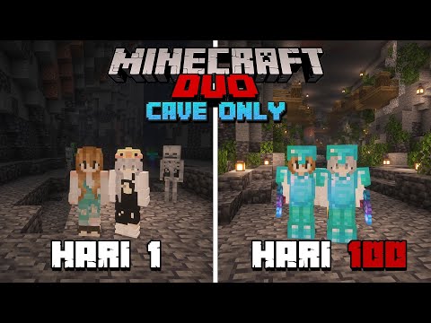 100 Hari di Minecraft CAVE ONLY !!!