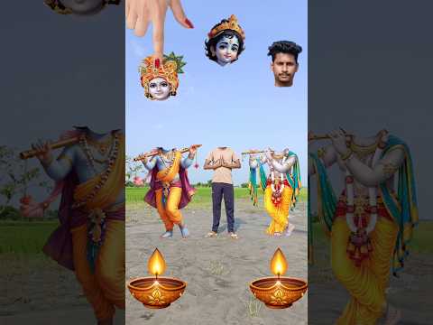 Jay Ganesha Deva Lord krishna wrong 😍head challenge vfx Bhakti video -#ashortaday#short #vfx