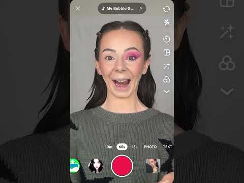 Bubble Makeup BTS😮 #behindthescene #makeuptutorial #makeuptrends #bubbles #makeuptransition