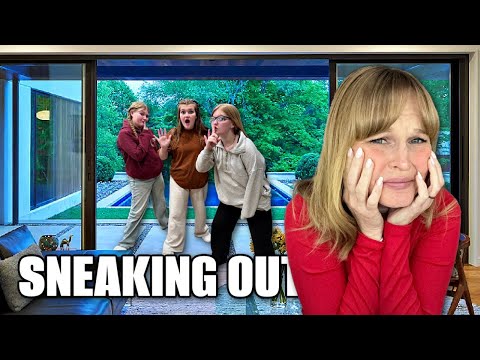 SNEAKiNG out of our HOUSE! Don't Get CAUGHT!