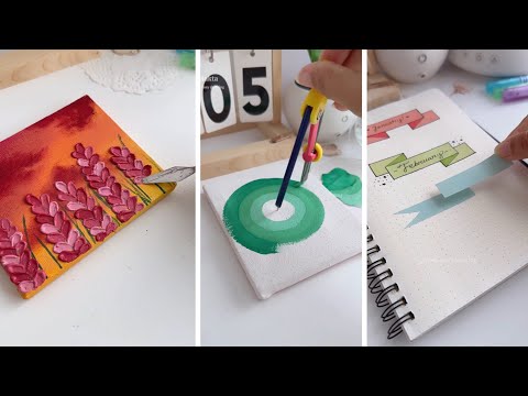 Cute Art Ideas That are at Another Level | Creative easy Painting Techniques for Beginners #painting