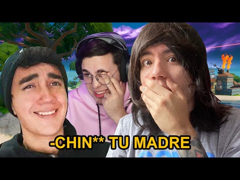 Mi mamá lo insulta en directo!