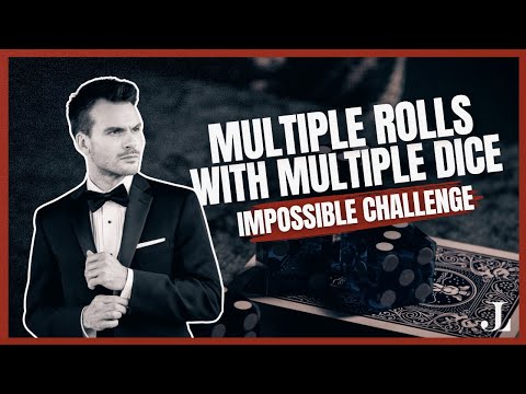 Multiple Rolls with Multiple Dice 🎲🎲 Makes This $200 Challenge IMPOSSIBLE 😱 #dice #cardtrick #trick