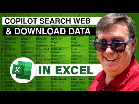 Excel Copilot Search The Web And Download Data - 2685