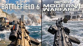 MODERN WARFARE 4 vs BATTLEFIELD 6 – INSANE BEACH INVASION BATTLE! Which Game Looks MORE REALISTIC?