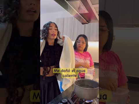 Me tocó bañarme con agua fría