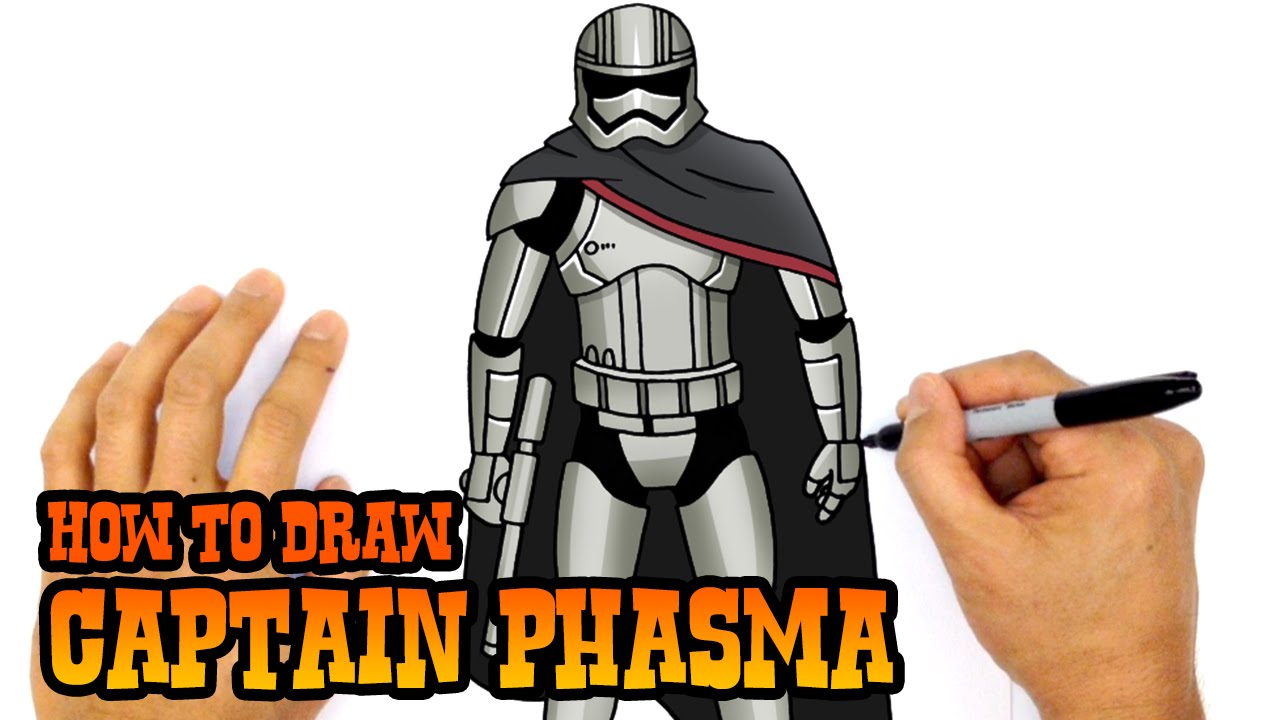 How to Draw Star Wars - Captain Phasma