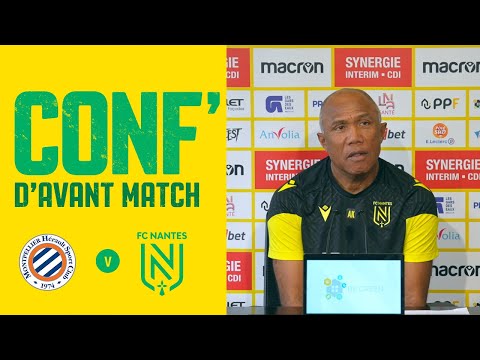Antoine Kombouaré avant Montpellier HSC - FC Nantes