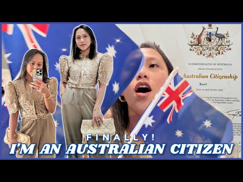 I'M OFFICIALLY AN AUSTRALIAN CITIZEN! OATH TAKING CEREMONY! ❤️ | rhazevlogs