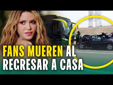 Regresaban de esperar a Shakira y bus choca con su carro: "Se había malogrado y estaba detenido"