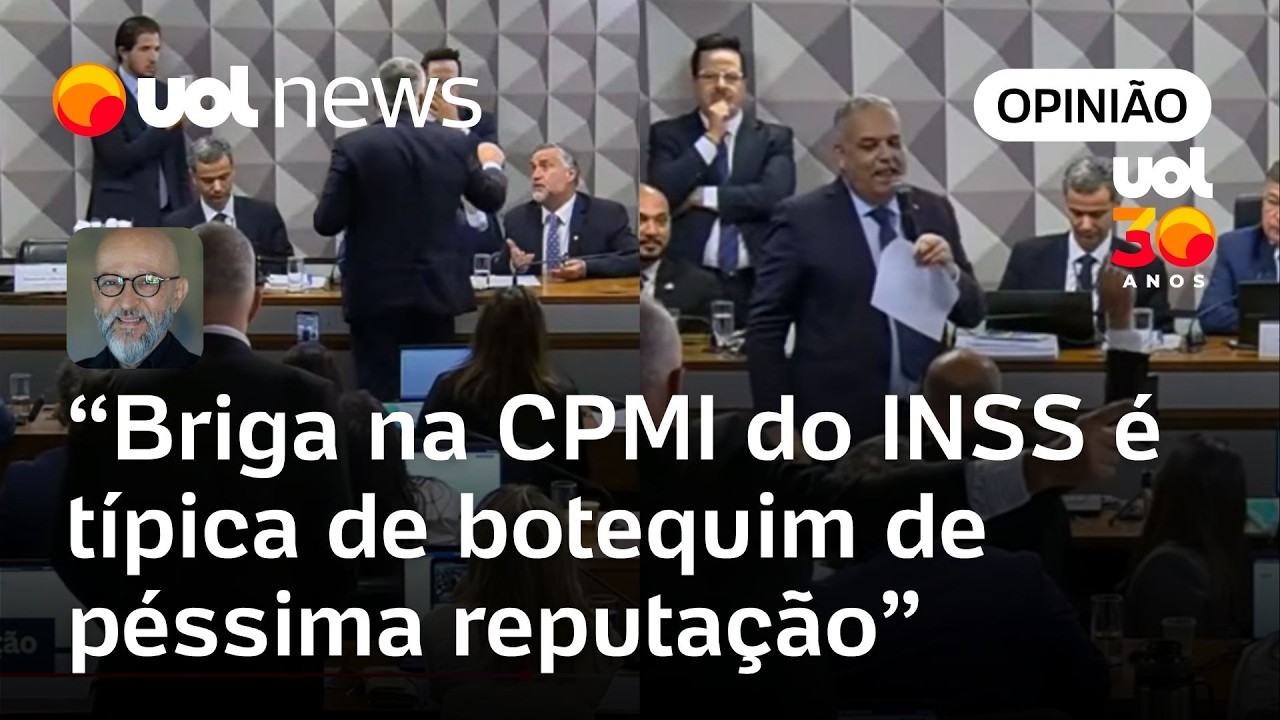 Cena típica de um botequim de péssima reputação afirma Josias de Souza sobre briga em CPMI do INSS