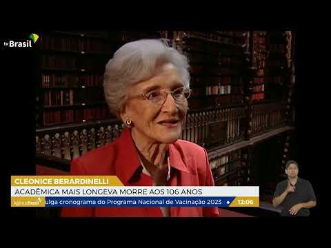 RJ | Cleonice Berardinelli morre vítima de insuficiência respiratória