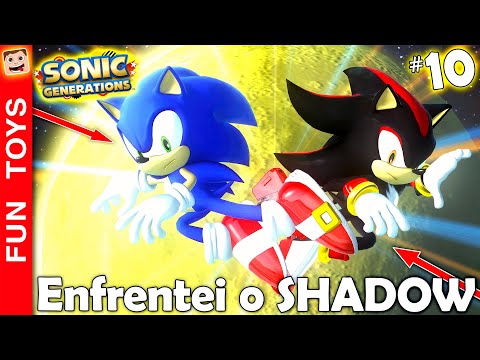 Sonic Generations Remastered #10 🔵Enfrentei o SHADOW dentro do jogo!