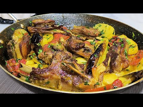 بطاطا كوشة بليكوت معسلة وبنينة ساعة وهي واجدة