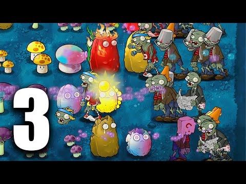 Plants vs Zombies Fusion Mod Adventure Mode - Level 10,11,12,13,14 (Night) Walkthrough, Gameplay PC