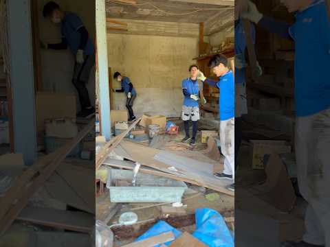 「大量の廃材」倉庫の片付け #shorts #asmr #断捨離 #片付け