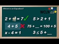 Understanding Equations and Inequalities