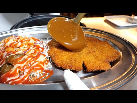 연예인도 방문하는 옛날식 대왕 돈까스, 보쌈정식 - Pork cutlet