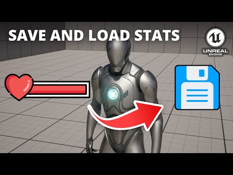 How to Save and Load Player Stats in Unreal Engine 5 (Health and XP Level)