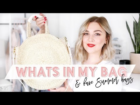 WHAT'S IN MY BAG | CLARE V. ALICE TOTE & MY FAVOURITE SUMMER BAGS | I Covet Thee