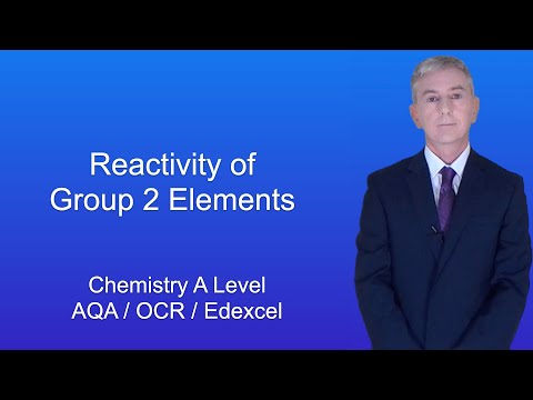 A Level Chemistry Revision “Reactivity of Group 2 Elements”