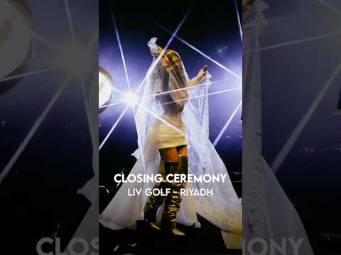 Myriam Fares lit up the LIV Golf closing ceremony with her spectacular show “The Myriam Show”🇸🇦⛳️