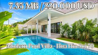 Modern Pool Villa for Sale in Pavilion Ville - Hin Lek Fai Hua Hin