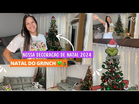 NOSSA ÁRVORE DO GRINCH + NATAL 2024 🎄💚