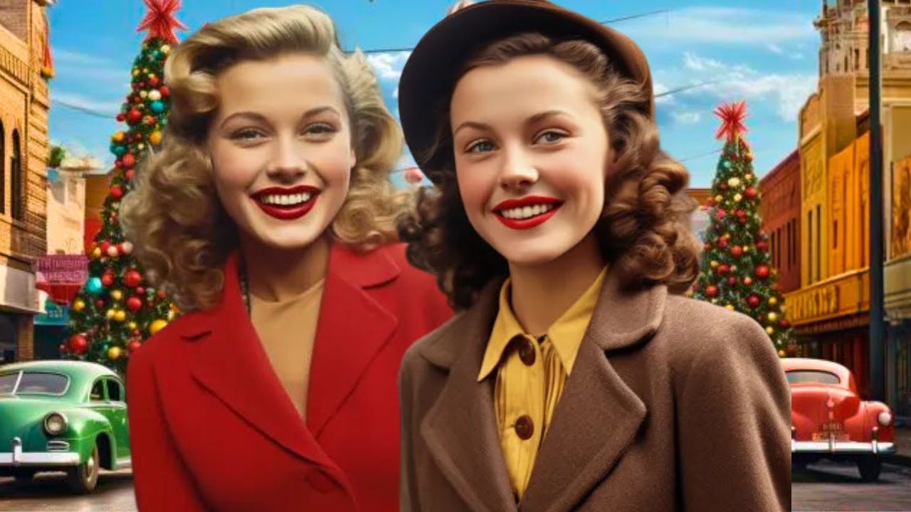 1930s USA - Real Street Scenes of Vintage America - Colorized - Christmas Edition