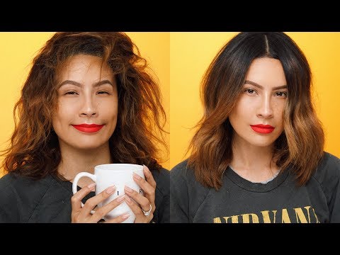 EASIEST WAY TO SMOOTH OUT HAIR | DESI PERKINS