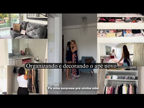 Vlog- decorando e organizando o apê novo