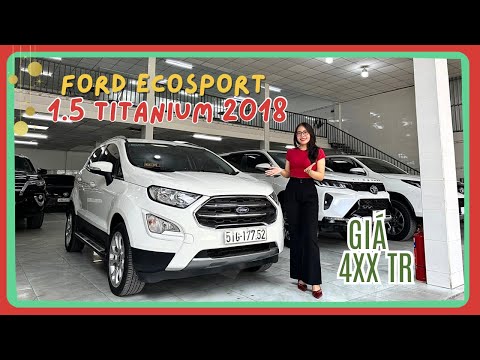 Ford EcoSport Titanium 1.5L AT 2018 - Xe màu trắng, xe chính chủ đi từ đầu, đẹp từ trong ra ngoài, hỗ trợ giao xe tận nhà