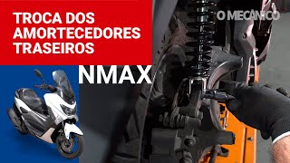 Troca dos Amortecedores traseiros na Yamaha NMAX