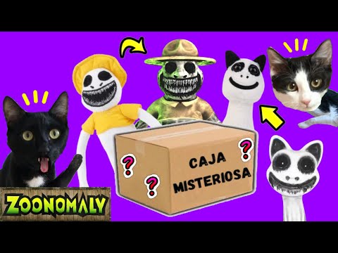CAJA MISTERIOSA DE ZOONOMALY vs animales del zoo en la vida real / Videos de gatos Luna y Estrella