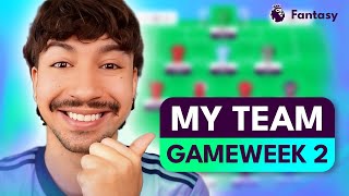 FPL GW2 TEAM SELECTION | Bench Boost Worth It? 💺 | Gameweek 2 Squad, Transfers & Captain