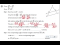 Triangle Similarity and Proportionality Concepts