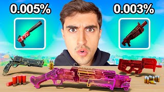 USÉ TODAS las ARMAS EXÓTICAS de Fortnite en la HISTORIA!