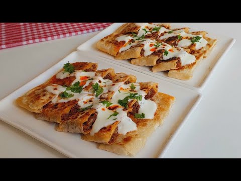 AKŞAMA YAPILACAK EN HIZLI YEMEK TARİFİ Pratik akşam yemeği /Manlama tarifi/ Manlama nasıl yapılır