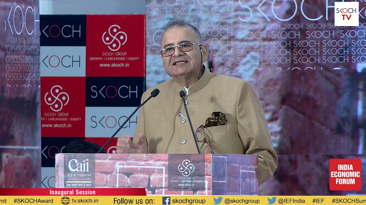Sameer Kochhar at the SKOCH Summit: India Economic Forum