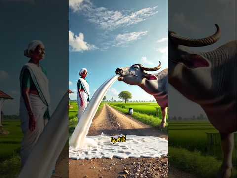 ماذا حدث لهذه البقره 😱