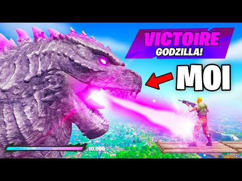 Faire un TOP 1 avec  GODZILLA sur FORTNITE