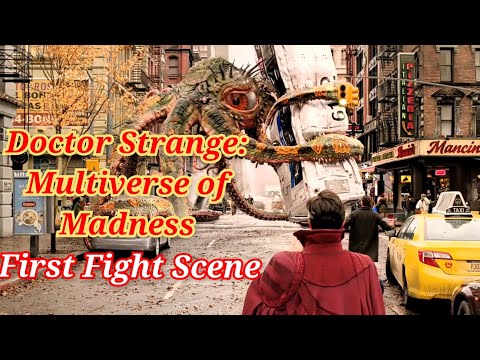 Doctor Strange Vs Monster ||First Fight Scene || Doctor Strange: Multiverse of Madness ||