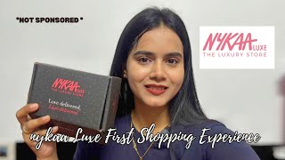 Nykaa Luxe se pehli baar Shopping kia *Pass? Fail?* #nykaa #haul #shopping #productreview #saynearju