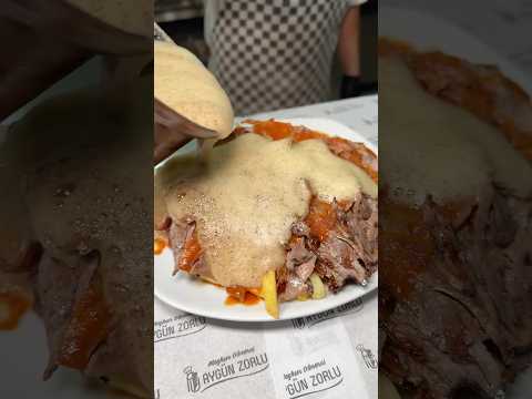 Dönerden Çökertme kebabı yapmış! #yemek #food #keşfet #delicious #döner #izmir #lezzet #et #doner