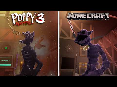 Creé ESCENAS De Poppy PlayTime 3 en Minecraft